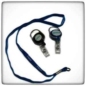 Work Badge Holders & Lanyard-Aetna New never used